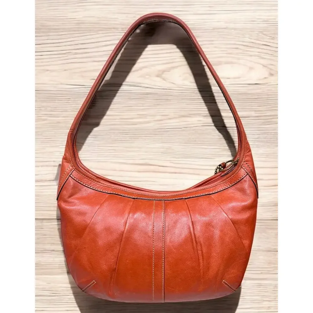 Y2K Coach 12235 Ergo Pleated Hobo Bag